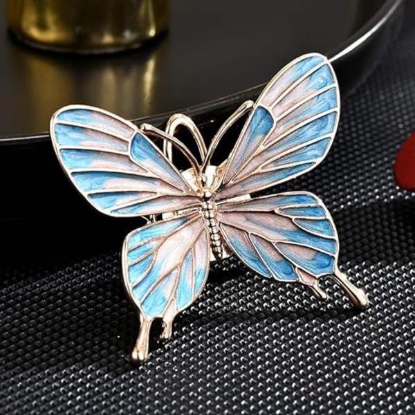 Kukkaeläin rintaneula naisille ja tytöille, rintaneula, hääasusteet, rintaneula, koru lahja vaimolle äidille Butterfly