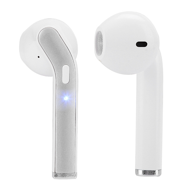 Plast In-Ear Bilaterale Stereo Ekte Trådløse Bluetooth Hodetelefoner Forretningsmessig Automatisk Paring V5.0 Trådløse Øretelefoner Med Lader