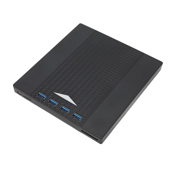Extern DVD-enhet USB 3.0 Lågbrus Andningsljus Minneskortplats Plug and Play DVD-brännare för bärbar dator