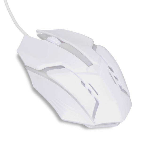 Spelmus RGB Glowing Breathing Light 1600 DPI 3D Scroll Wheel Ergonomisk Trådbunden USB Datormus för PC