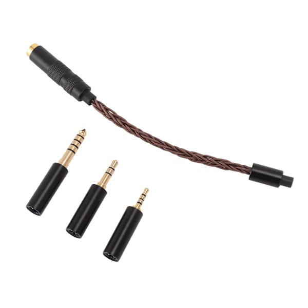 Hodetelefonpluggadapter 4,4 mm hunn til 2,5 mm 3,5 mm 4,4 mm hann stereo hodetelefonadapter for NW ZX300A NW WM1A bronse