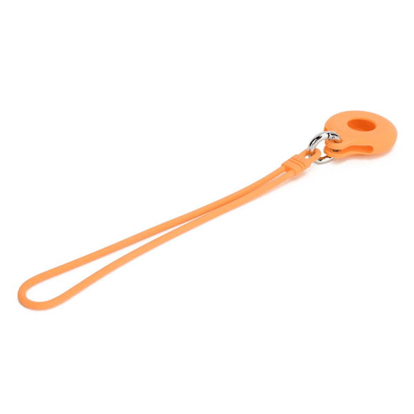Rund typ AntiLost silikonhylsa skal skyddande fodral för IOS Locator (orange)