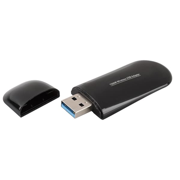 1200M Dual Band AC Langaton Wifi Bluetooth-sovitin WiFi-verkko USB-sovitinkortti