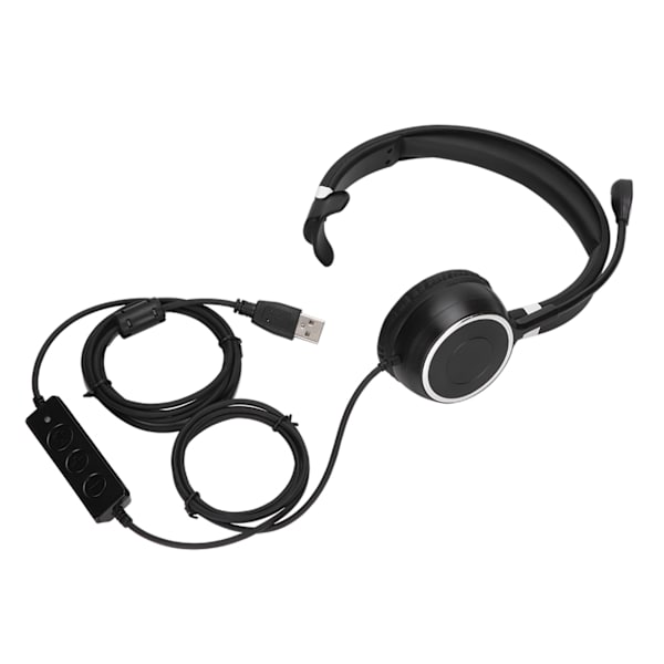 Call Center Hodemontert Service Hodetelefon Kontor Headset USB DrivE by-wire