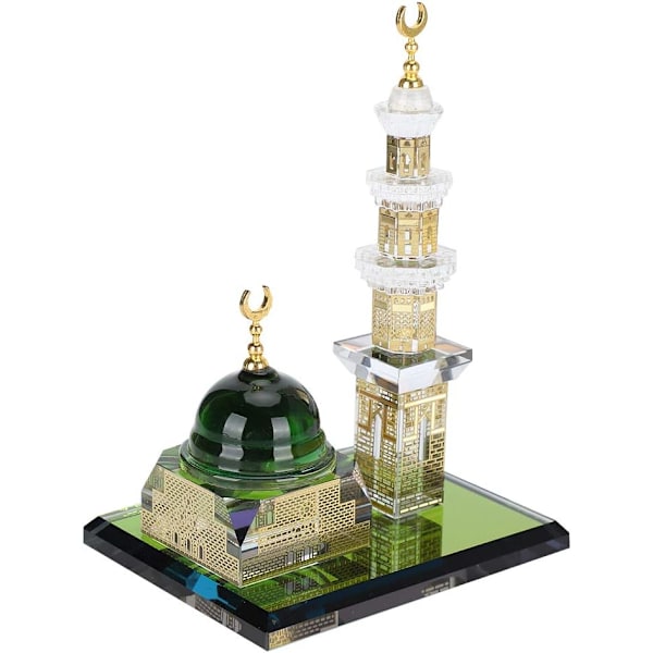 Muslimsk Kaaba-kupol Presentera Bilar Skrivbords Hantverk Moské Dekoration Prydnad Prydnadsföremål Islam Dekoration 1 Set Utility Tables