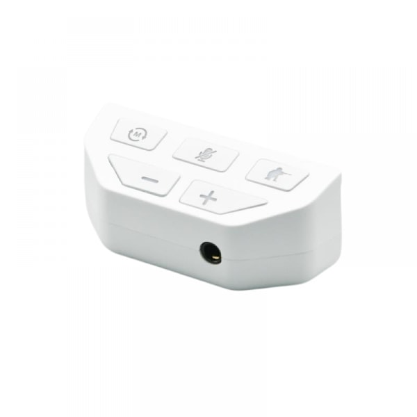 Spillkontrollforsterker for spillkontrollere Spillpad-hodetelefonadapter for Xbox One S/X(hvit)