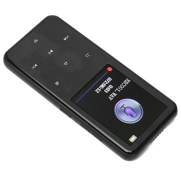 MP3-spiller intelligent HD støyreduksjon Bluetooth 5.0 støtte FM-radio E-bok musikkspiller for hjem 2,4 tommer