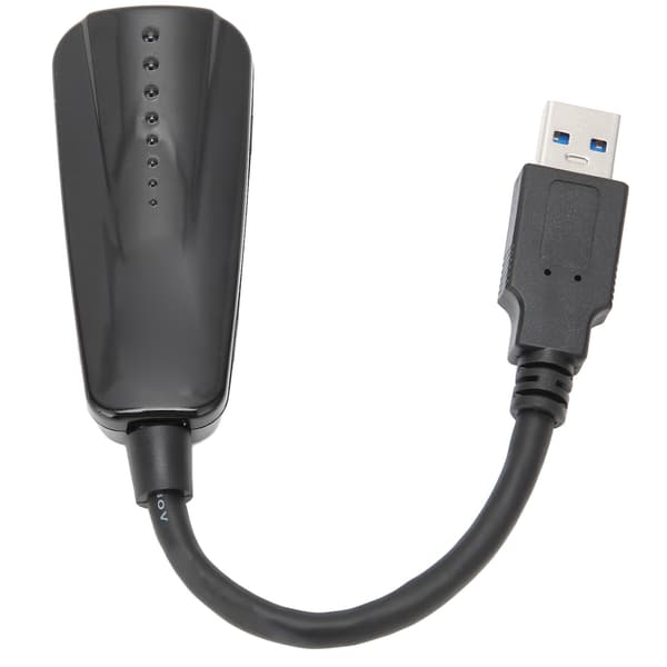 USB til Ethernet-adapter 10/100/1000M USB 3.0 til RJ45 LAN ABS Net-adapter kompatibel med Windows for Linux for OS X