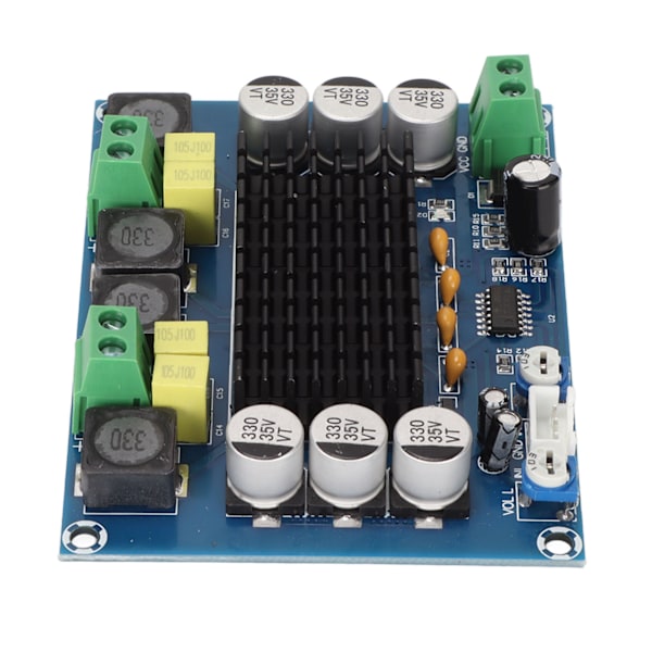 Dual Channel Forforstærkerkort 2x120W Effekt HIFI Digital Forforstærkerkort DC12‑24V