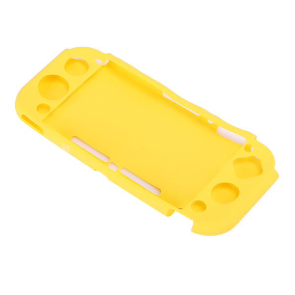 Allinclusive beskyttende skalldeksel silikondeksel for Switch Lite  konsollspillmaskin (gul)