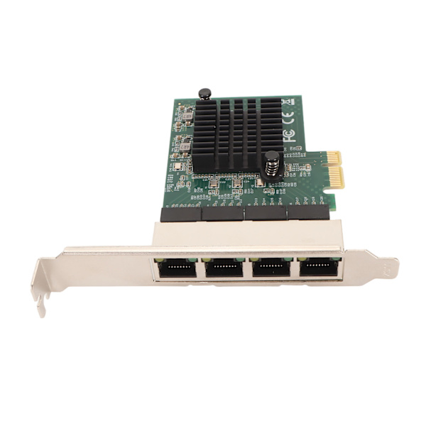 PCIe X1 nätverkskort Professionell Plug and Play 4 Port PCIe Gigabit Ethernet Server Adapter för PC Desktop Laptop