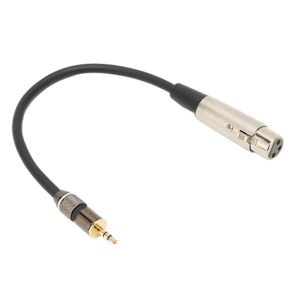 3,5 mm till XLR-mikrofonkabel DC 3,5 mm hane till XLR hona mikrofonanslutningskabel 0,3 m