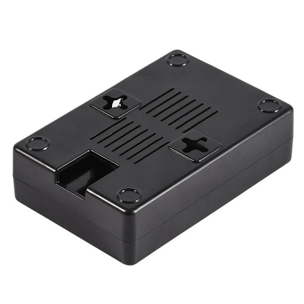 ABS-kabinet Beskyttende etui Skal Cover   2 stk. Kølelegeme til RPi 3 B / 2B / 2 B+ Sort