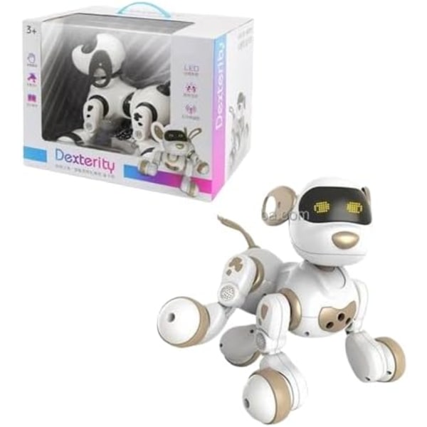 Intelligent LED-følelsesdans og syngende programmerbar robot hund fjernbetjening til børn