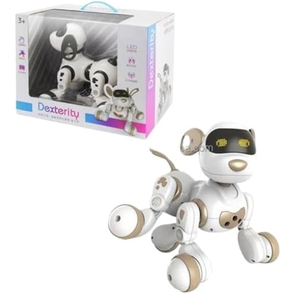 Intelligent LED-følelsesdans og syngende programmerbar robot hund fjernkontroll for barn