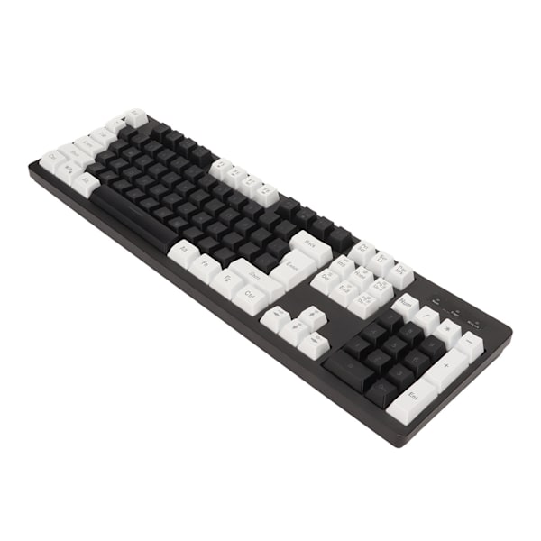 Trådlöst tangentbord och mus 104 tangenter RGB LED-bakgrundsbelysning 2 i 1 2,4 GHz-anslutning Vattentätt spelande tangentbord och mus för PC