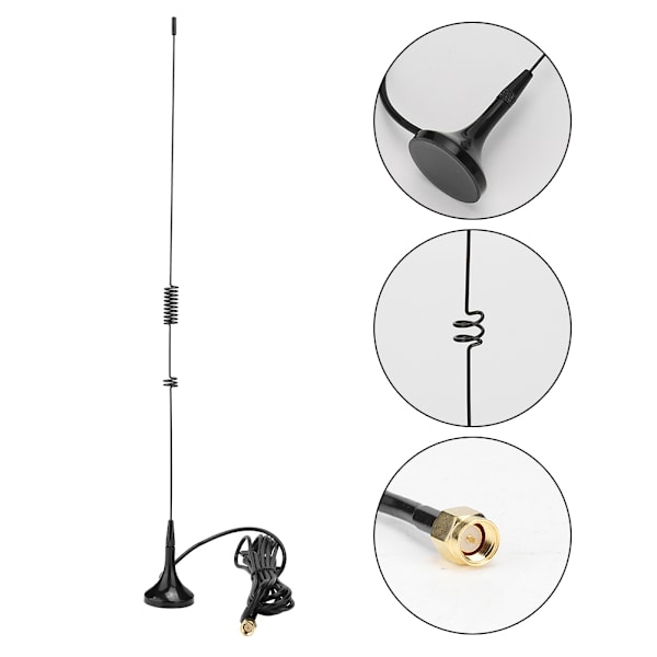 UT-106UV SMA -urosautoantenni Yaesu VX 2R VX 3R VX 6R WalkieTalkie -laitteille