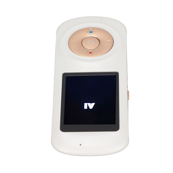 T2S Språköversättningsenhet 2,4 tum Multifunktionell WiFi Smart Tvåvägsöversättningsenhet för Resekommunikation Vit