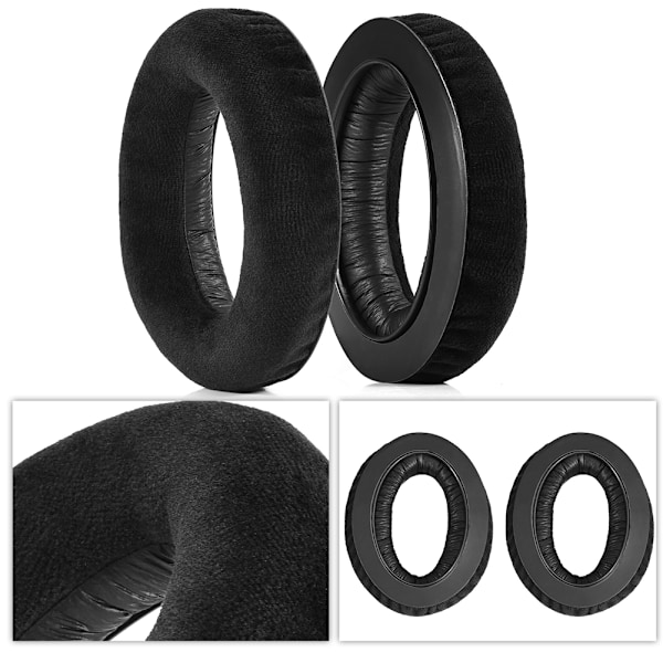 1 par sammetsöronkuddar för Sennheiser HD650 HD600 HD580 HD565 HD545 hörlurar