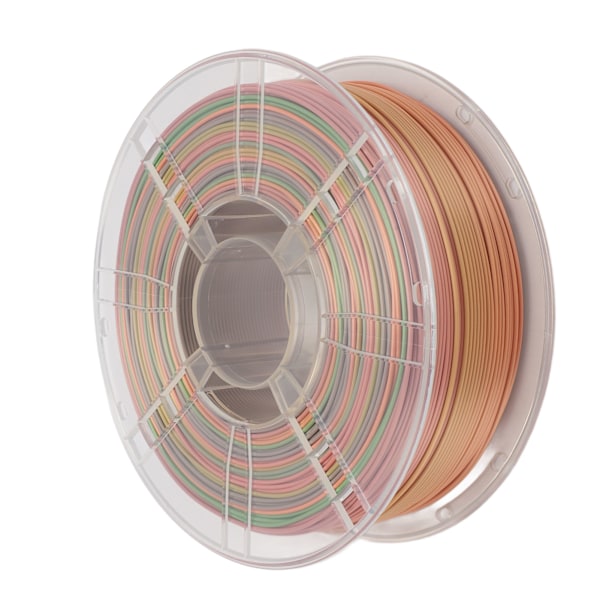 3D Silke PLA Filament 1,75 mm Multicolor 2,2 lbs Matte Gradient Farver 3D Print Filament til FDM 3D Printere