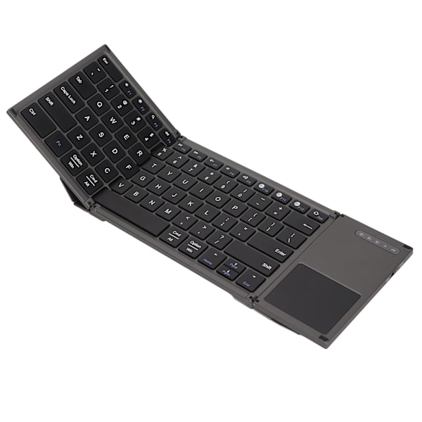 Trådlöst tangentbord 78 tangenter Ultra tunt hopfällbart tangentbord med styrplatta för Android för OS X för Windows