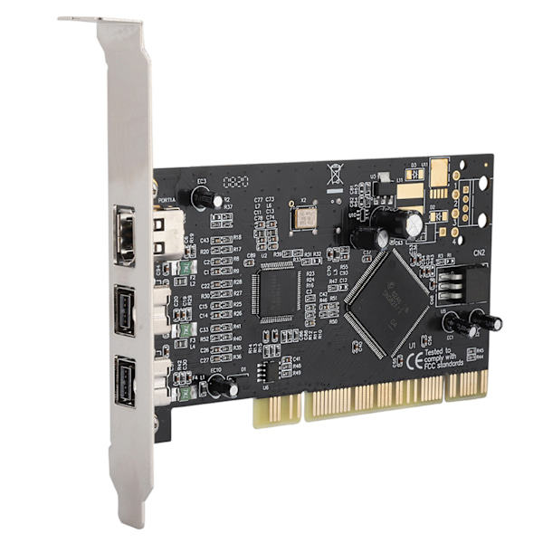 PCI 3-port Firewire 800 1394 b/a (2B1A) Videokort 800mbps Controllerkort Adapter