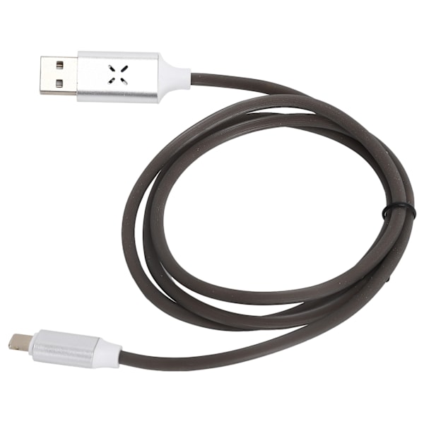 2.4A LED Hurtigopladningskabel Stemmestyring Flash USB til for IOS Flydende Opladerledning