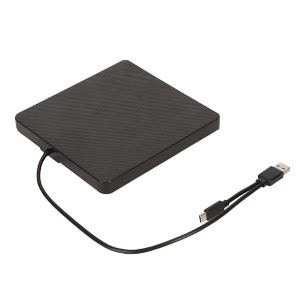 Extern CD DVD-enhet Professionell Plug and Play USB 3.0 USB C Bärbar Brännare för Laptop Desktop PC för Windows för OS X