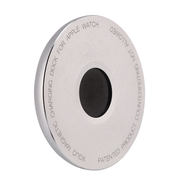 Mini bärbar magnetisk laddningsdockningsstation för Apple Watch för iWatch 38/ 42mm (Silver)