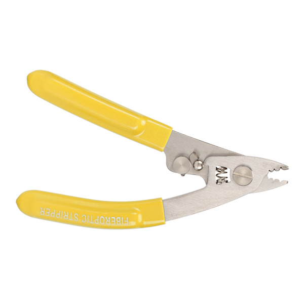 Fiber Stripper Hög Säkerhet Precisionsmanövrering Bärbar 3 Håls Kabel Stripper Verktyg för Arbetande Tekniker Elektriker Installatörer Gul