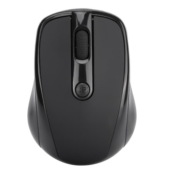 Bærbar sort ABS M3 1500dpi præcis positionering kontor computer trådløs mus