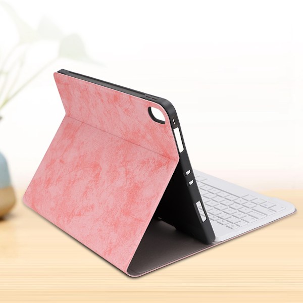 Bluetooth-tangentbordsfodral med intelligent sömnfunktion för iPad Pro 11 tum (rosa)