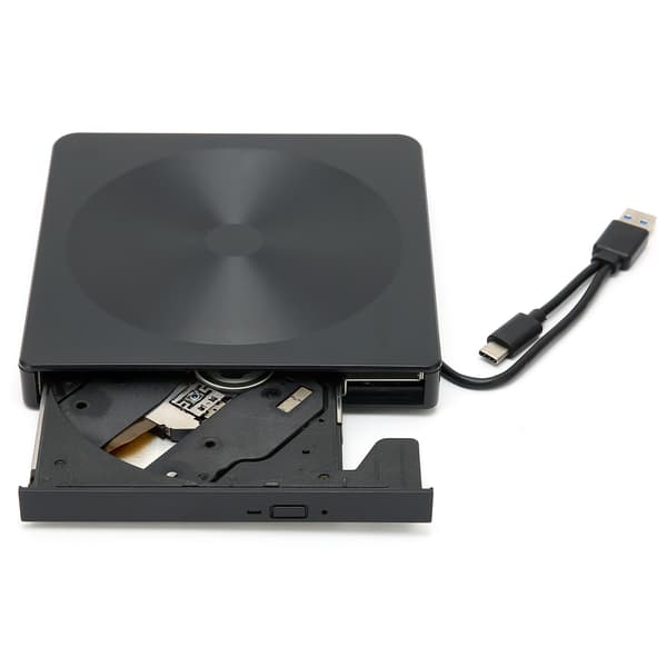 MAIWO Ekstern CD-drev K523 Stum HighSpeed Læsning Dual Interface Diskbrænder til CD/VCD/DVD