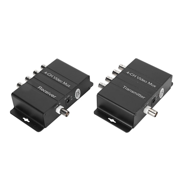 4-kanals video multiplexer, interferensbestandig, 4 HD-video til koaksialkabel multiplexer sender og modtager 400M