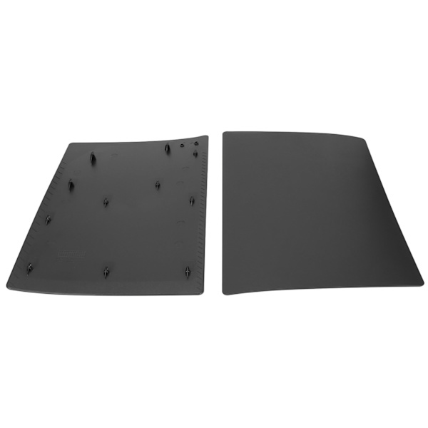 Støv- og ripebestandig erstatningspanel for PS5, beskyttelsesdeksel for PS5-spillkonsollpanel for PS5 Digital Edition, svart