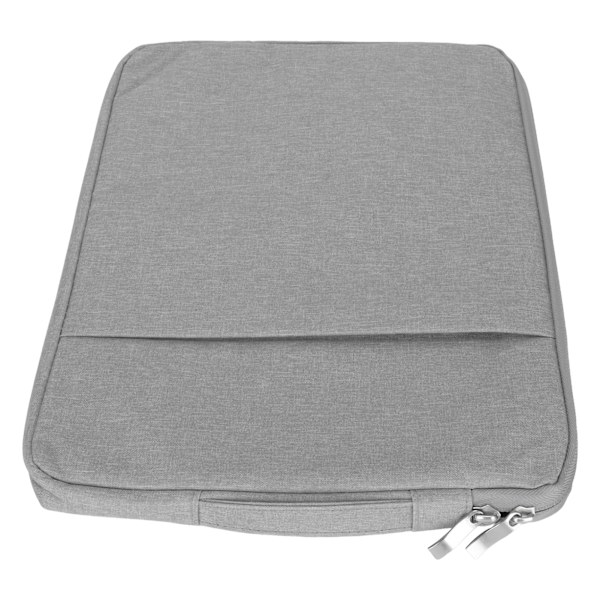 Laptop Sleeve 15,6 tommer 39x29x2cm Dobbelt Lag Design Polyester Laptop Bæretaske til OS Laptop Pro til HP til DellGrå