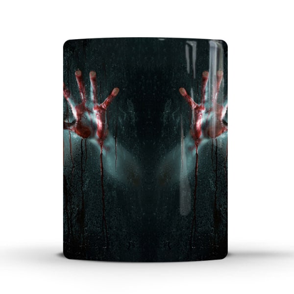 Färgväxlande mugg 11oz, Walking Dead Keramik Kaffe Mugg Värme Känslig Kopp, Skräck Walking Spooky Kaffe Muggar, Roliga Muggar, Cool Kopp, Magisk Present