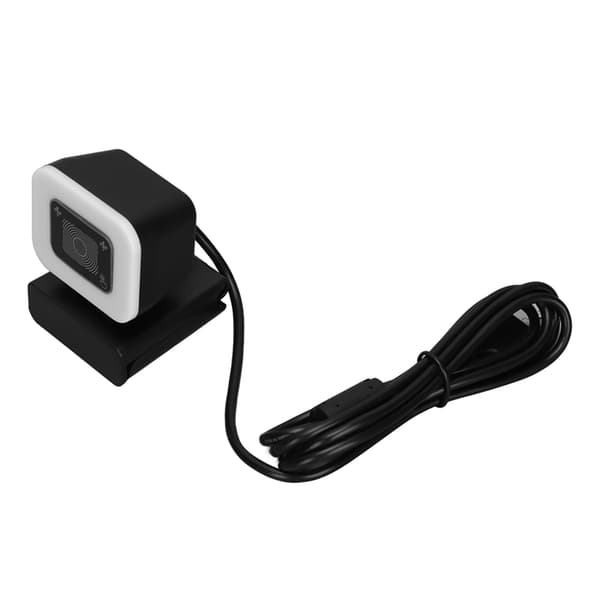 2K Streaming Webcam USB Autofokus HD Webkamera med Mikrofon Touch Light til Gaming Streaming Møde
