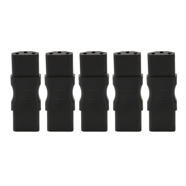 5PCS IEC320 C13 till C13 Strömadapter 2500W Kabeladapterkontakt för Laptop Ups Uttag PDU Chassi
