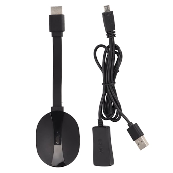 Trådlös skärmdongeladapter Multifunktionell trådad trådlös dubbel läges WiFi-skärmadapter för IOS för Android