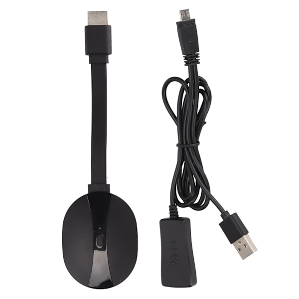 Trådløs skjerm dongle-adapter multifunksjonell kablet trådløs dual-modus WiFi-skjermadapter for IOS for Android