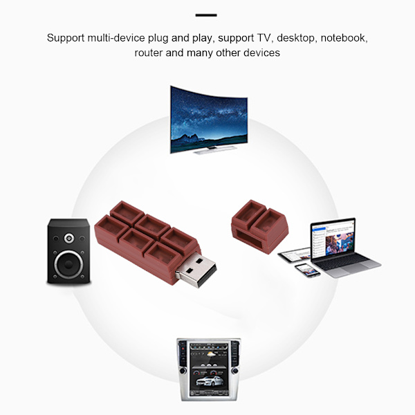 Söt choklad design bärbar USB 2.0 Flash Drive 16GB Disk Memory Stick
