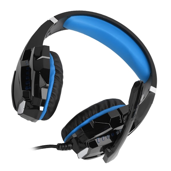 G9000Pro -pelikuulokkeet, stereofoninen langallinen kuuloke LED-valomikrofonilla PS4/XBOXBlue -konsoleille