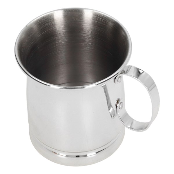 400 ml rustfrit rustfrit cocktailkrus i rustfrit stål til barudstyr til hjemmet, kontoret og skolen Classic Silver