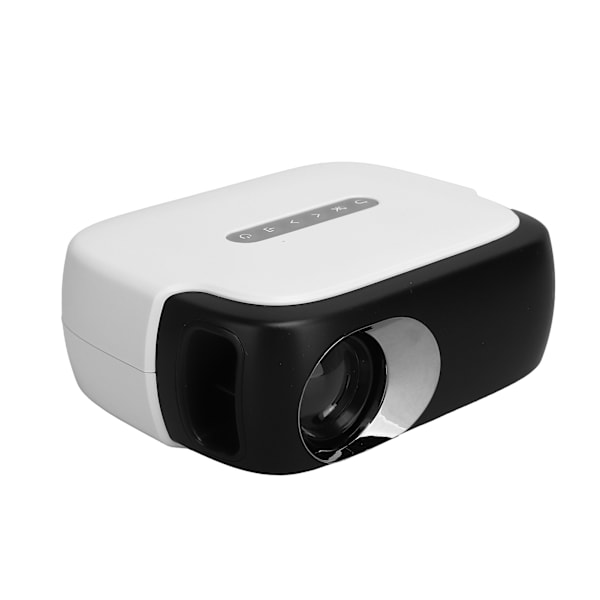 DR‑860 1080P Mini Projektor Svart LED Bærbar Projektor Hjemmekino Smart Projektor AC 100‑240VEU Plugg