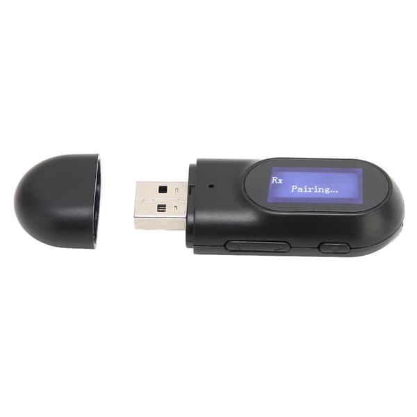 Bluetooth-lähetinvastaanotin Bluetooth 5.0 -sovitin LCD-näytöllä PC:ille, televisioille, projektoreille ja kaiuttimille