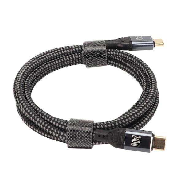 USB C til USB C-kabel PD240W USB2.0 Type C-interface 480 Mbps USB C-han til C-han dobbelt data-kabel 150 cm