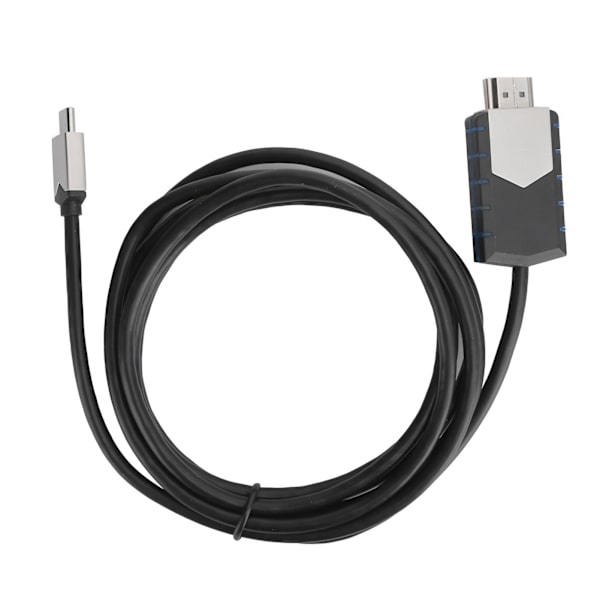 TypeC til HDMI datakabel 4K HD forbindelsesledning zinklegering ABS til bærbar computer