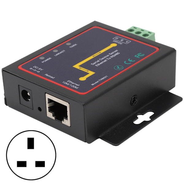 RJ45 till RS485 enkel seriell server med kraftfulla chips Smart Loop-övervakning