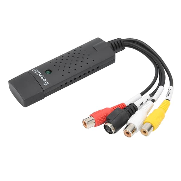Capture-kort USB2.0 4-kanals DVD VHS Stereo Audio Video Acquisition Adapter til Windows